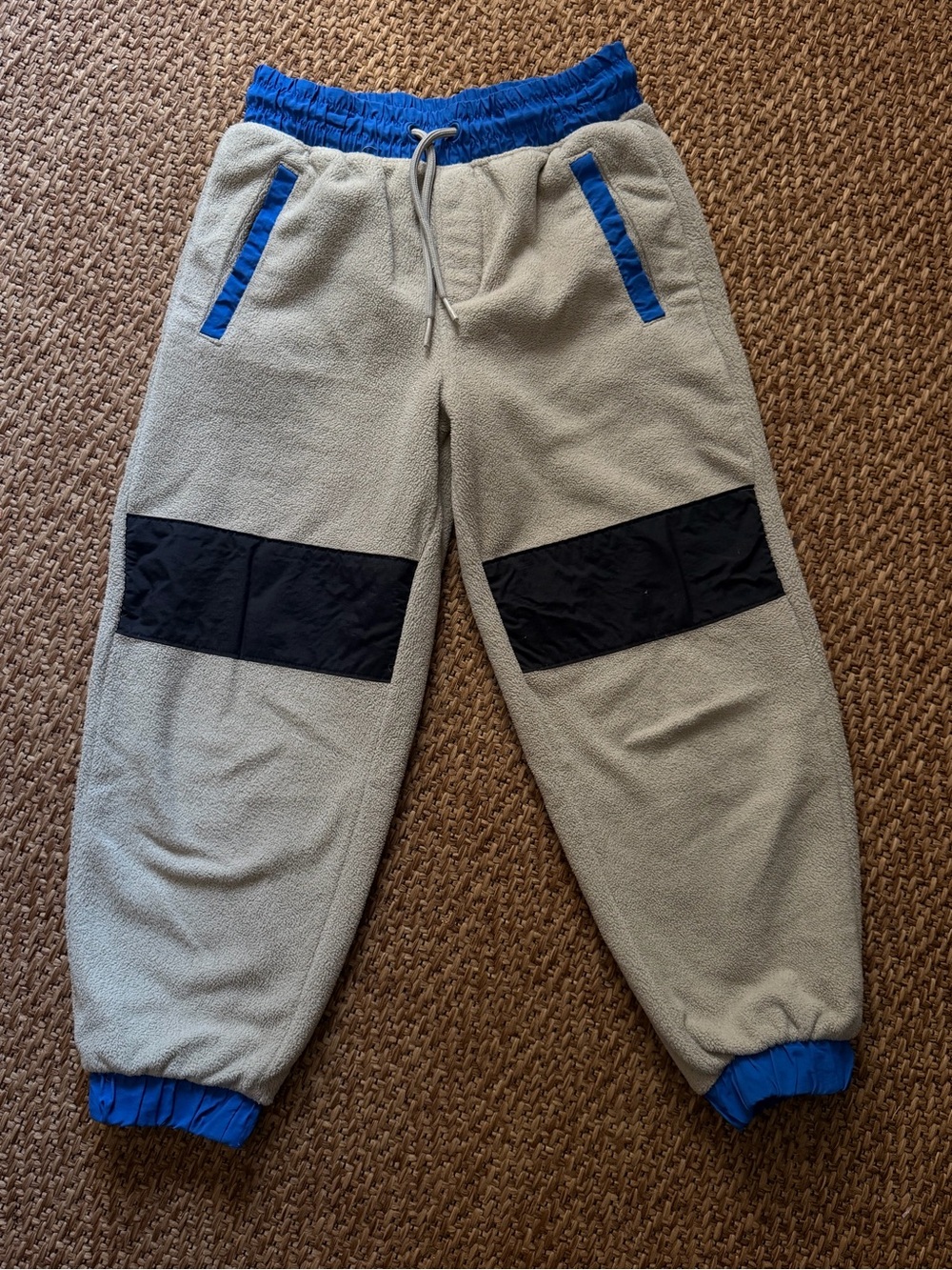 Baggy Microfleece Utility Pocket Sweatpants for Boys size small